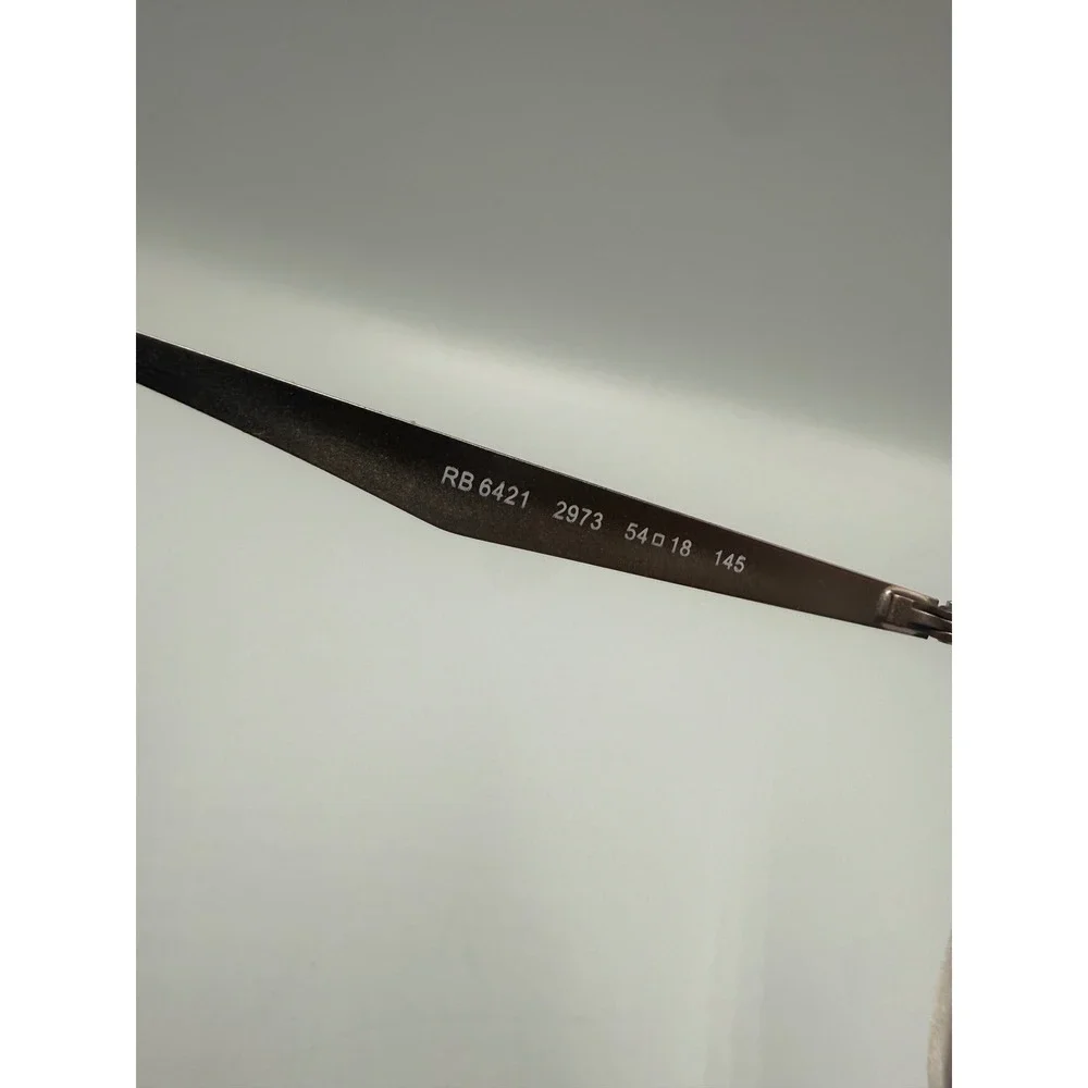 Ray-Ban RB 6421 2973 Matte Brown Rose Gold Square Eyeglasses Frames 54-18-145